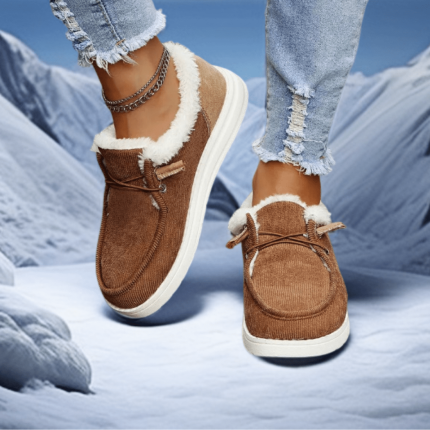 FurAlign™ – Chaussures Orthopédiques Fourrées pour Hiver