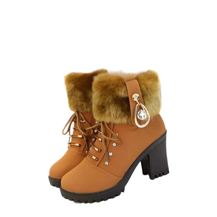 Glamora - Bottines Fourrées Élégance et Chaleur pour Vos Hivers