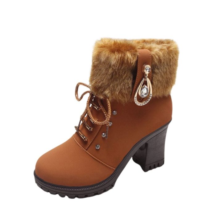 Glamora - Bottines Fourrées Élégance et Chaleur pour Vos Hivers