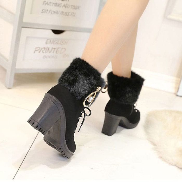 Glamora - Bottines Fourrées Élégance et Chaleur pour Vos Hivers