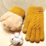 Glovio - Gants Tactiles d'Hiver Doublés en Fourrure