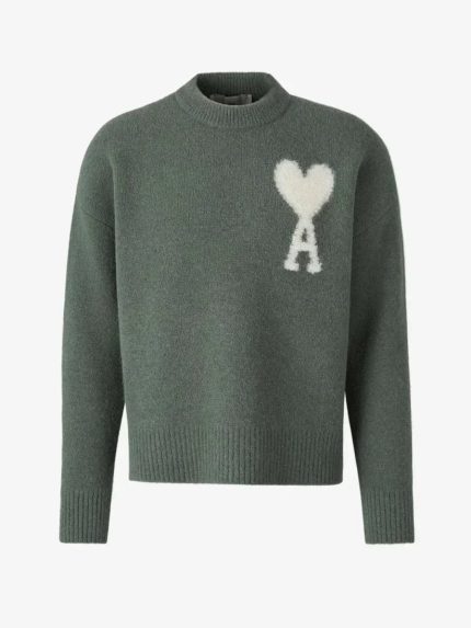 HeartLluxe™ – Pull en Laine Unisexe Élégant avec Broderie de Cœur-4