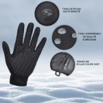 HeatGrip™ – Gants Chauffants Tactiles Antidérapants