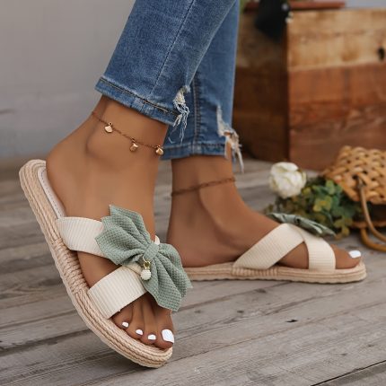 LinChic™ – Sandales Femme Plates Confortables & Élégantes pour l’Été