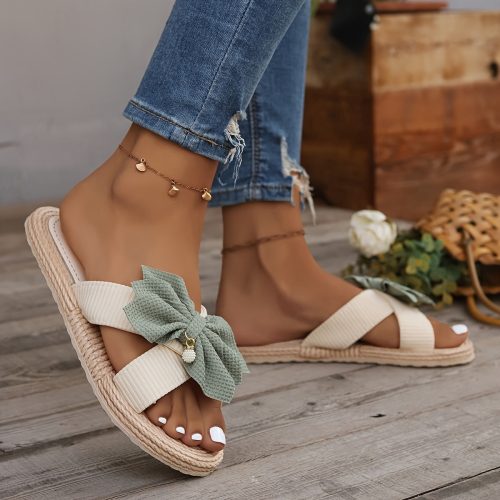 LinChic™ – Sandales Femme Plates Confortables & Élégantes pour l’Été