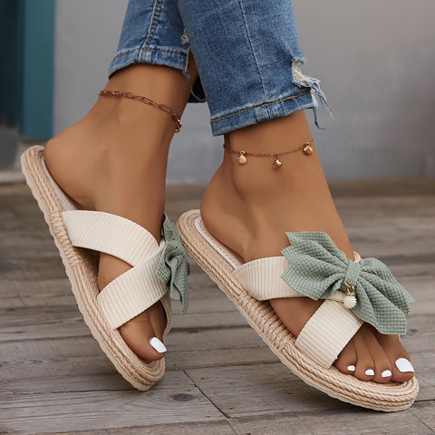 LinChic™ – Sandales Femme Plates Confortables & Élégantes pour l’Été