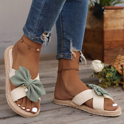 LinChic™ – Sandales Femme Plates Confortables & Élégantes pour l’Été