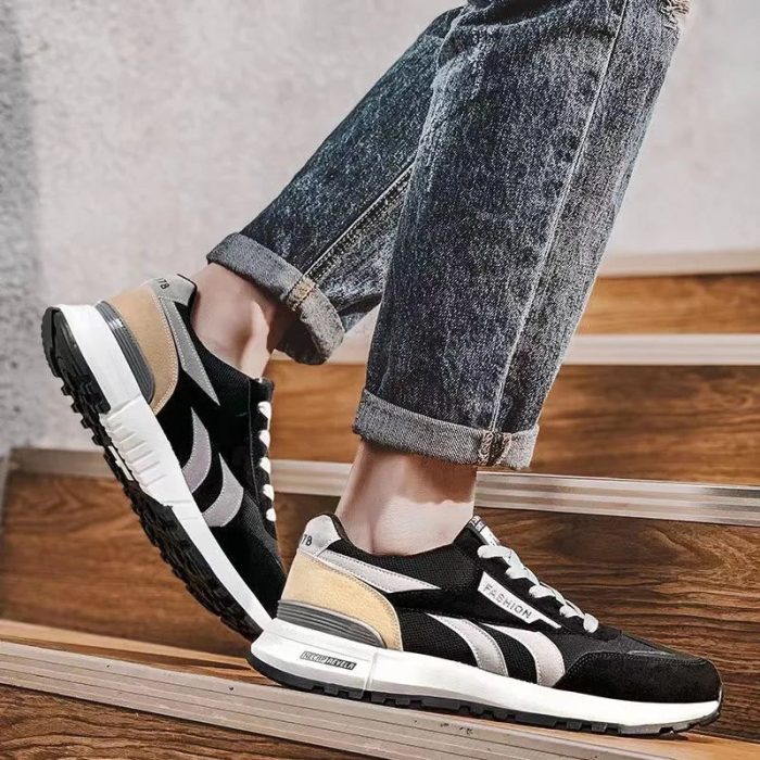 Louis™ – Baskets Homme Colorblock Confortables et Respirantes-4