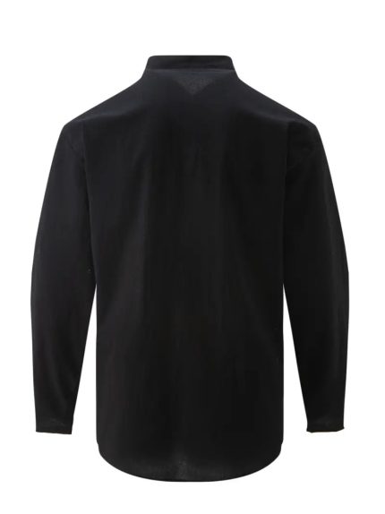 MaoFocus™ – Chemise Col Mao Homme Décontractée