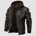 Variant image for Raoul™ – Blouson Moto Homme en Cuir Élégant et Protecteur Urbain-9