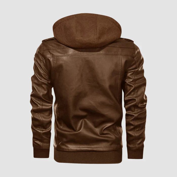 Raoul™ – Blouson Moto Homme en Cuir Élégant et Protecteur Urbain-3