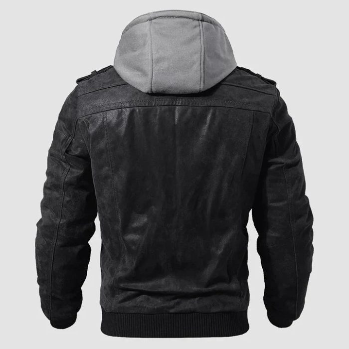 Raoul™ – Blouson Moto Homme en Cuir Élégant et Protecteur Urbain-6
