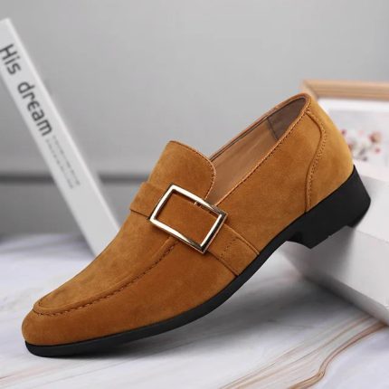 Maxwels™ – Mocassins Homme Luxe en Daim Élégants et Confortables-1