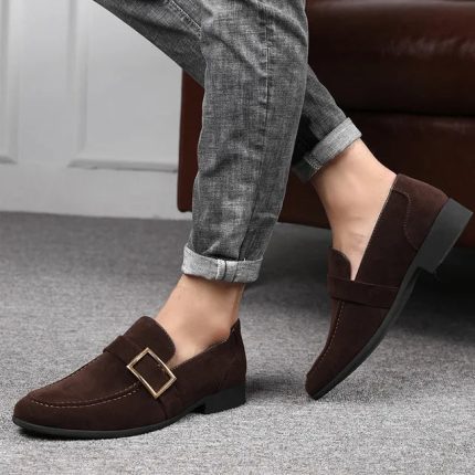 Maxwels™ – Mocassins Homme Luxe en Daim Élégants et Confortables-2