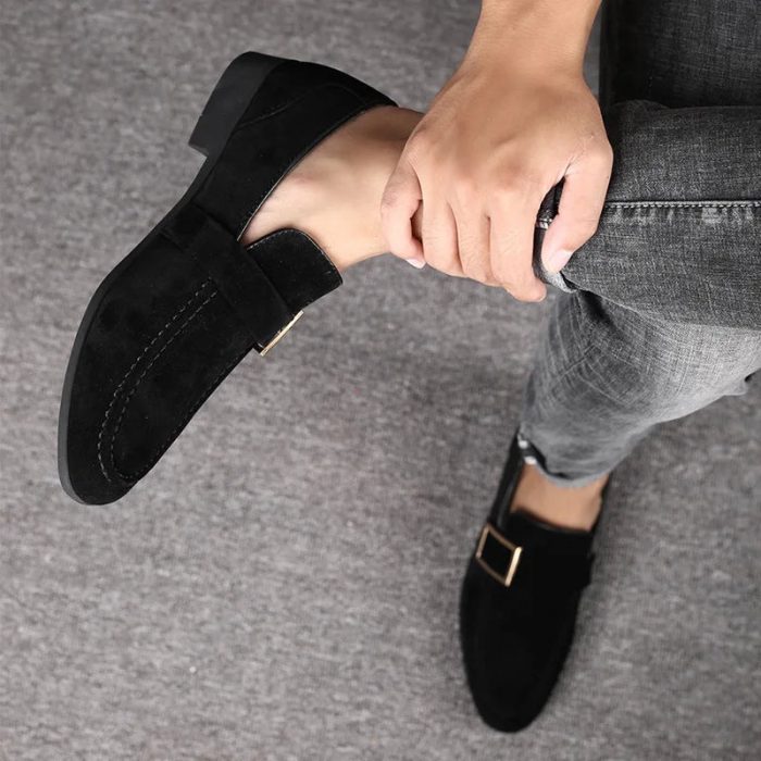 Maxwels™ – Mocassins Homme Luxe en Daim Élégants et Confortables-4