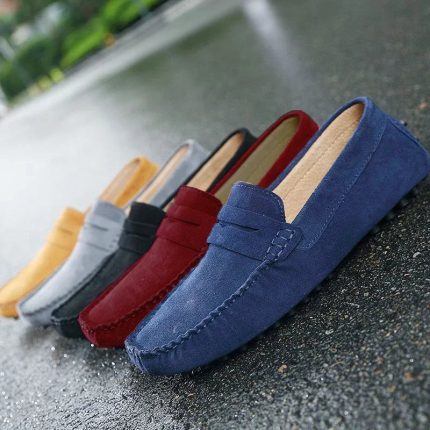 MocaDaim™ – Mocassins Hommes en Daim Confortables et Élégantes