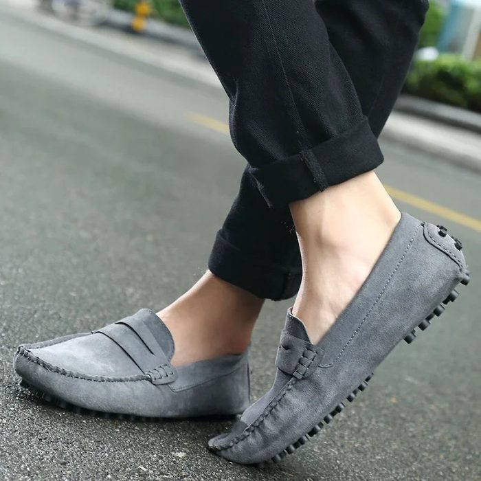 MocaDaim™ – Mocassins Hommes en Daim Confortables et Élégantes