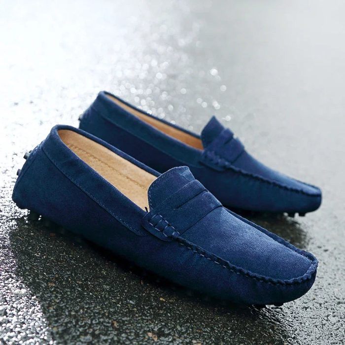 MocaDaim™ – Mocassins Hommes en Daim Confortables et Élégantes