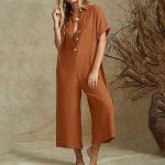 Variant image for Aurelia™ – Combinaison Femme Chic à Jambes Larges Élégante et Confortable-9