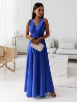 Variant image for Annabelle™ – Robe Longue Femme Élégante Encolure en V Confortable et Polyvalente-25