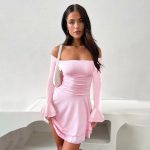 Wolff™ – Robe Femme Mini Épaules Dénudées Élégante et Confortable-2