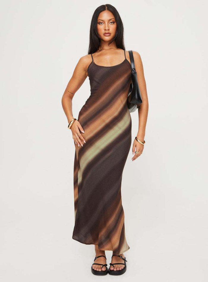 Wolff™ – Robe Longue Femme Élégante Été Confort et Sangles Étroites-1