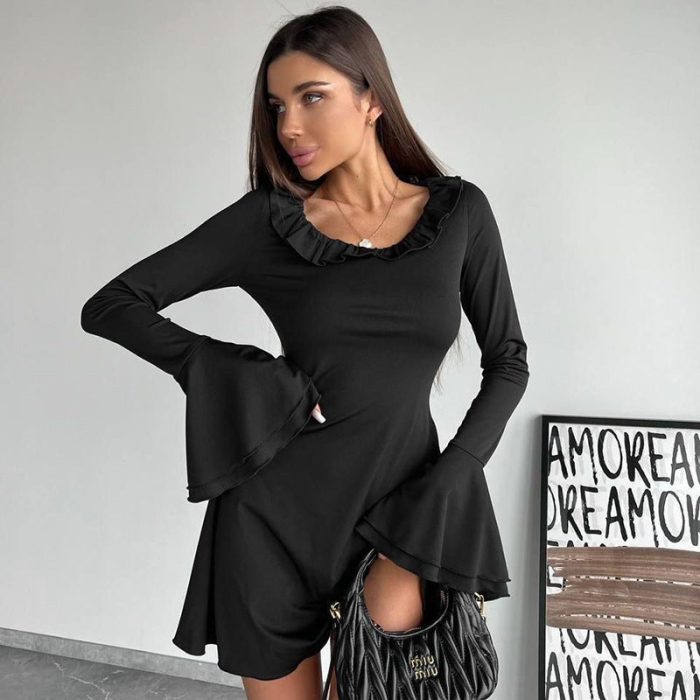 Variant image for Wolff™ – Robe Femme Décolleté Hors Épaule Élégante et Confortable-3