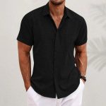 Alain™ – Chemise Lin Homme Légère et Élégante pour Été Respirant-1