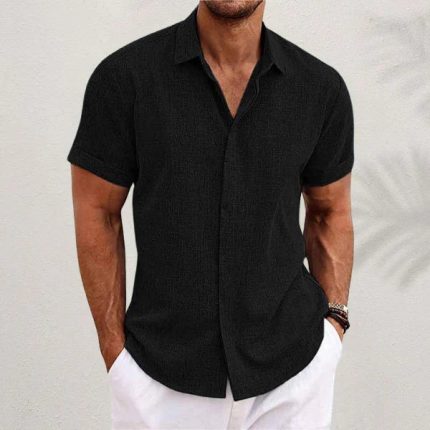Alain™ – Chemise Lin Homme Légère et Élégante pour Été Respirant-1