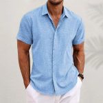Variant image for Alain™ – Chemise Lin Homme Légère et Élégante pour Été Respirant-31