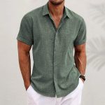 Alain™ – Chemise Lin Homme Légère et Élégante pour Été Respirant-5