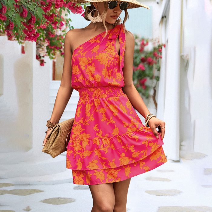 Solange™ – Robe Femme Asymétrique Élégante et Confortable pour Festivals-2