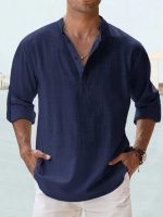 Theo™ – Chemise Homme en Lin Légère et Élégante pour Été-6