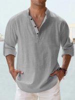 Theo™ – Chemise Homme en Lin Légère et Élégante pour Été-4