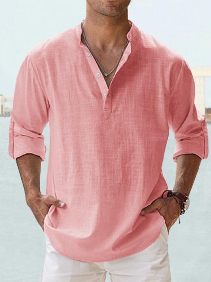 Theo™ – Chemise Homme en Lin Légère et Élégante pour Été-2