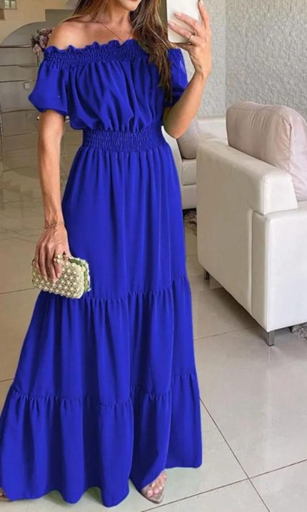 Isabel™ – Robe d'Été Femme Élégante avec Taille Élastique Confortable-2