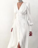 Variant image for Arya™ – Robe Longue Femme Élégante en Satin Polyvalente Pour Toutes Occasions-31