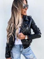 Projet Paris™ – Veste en Cuir Femme Élégante et Polyvalente pour Toutes Occasions-3