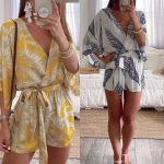 Annemieke™ – Combinaison Femme Chic Blanche Confort Optimal Estival-5
