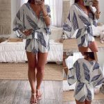 Annemieke™ – Combinaison Femme Chic Blanche Confort Optimal Estival-3