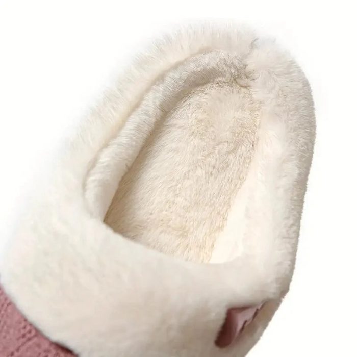 SnugLuxe - Pantoufles doublées en peluche