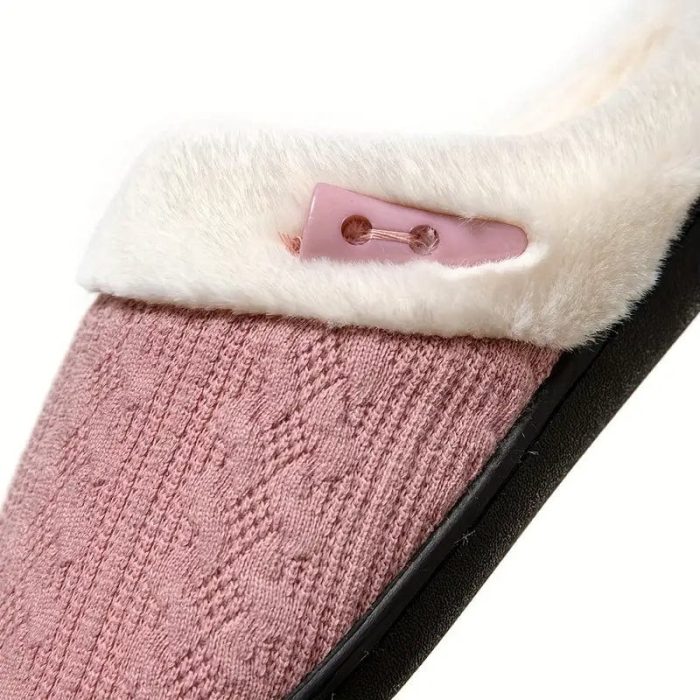 SnugLuxe - Pantoufles doublées en peluche