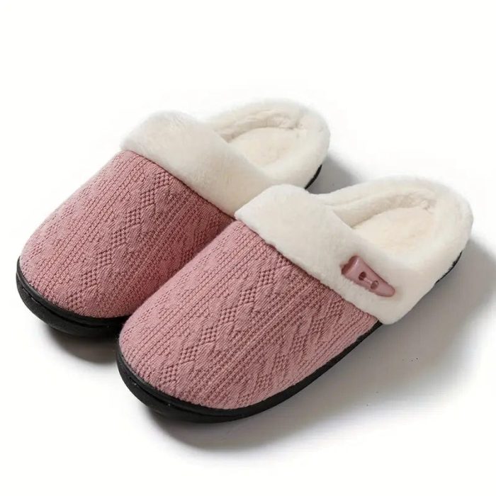 SnugLuxe - Pantoufles doublées en peluche
