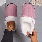 SnugLuxe - Pantoufles doublées en peluche