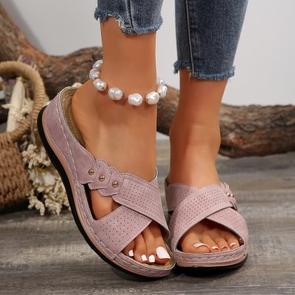 SoleaComfort™ – Sandales Femme Plates Ultra-Confortables