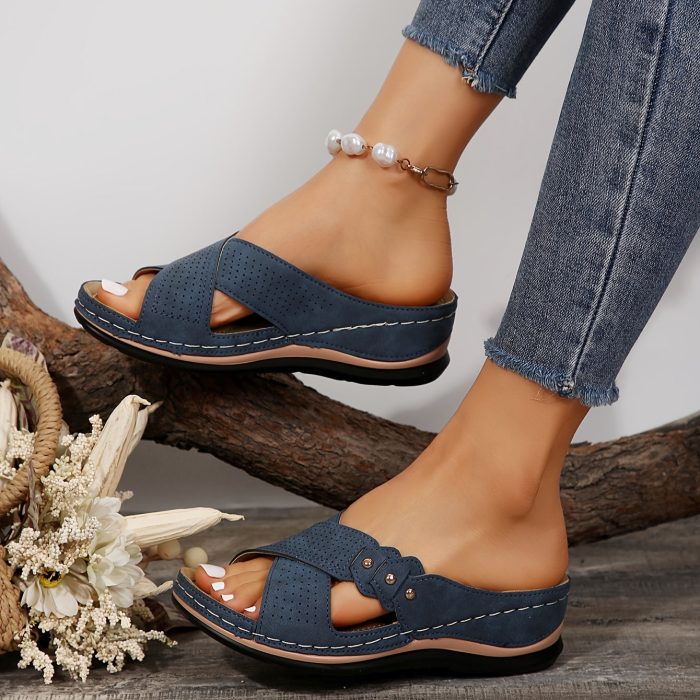 SoleaComfort™ – Sandales Femme Plates Ultra-Confortables