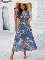 Ella™ – Robe Longue Femme Vintage Élégante avec Silhouette Flatteuse-5