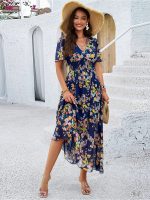 Ella™ – Robe Longue Femme Vintage Élégante avec Silhouette Flatteuse-2