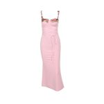 Variant image for Isabella™ – Robe Longue Femme Élégante avec Broderie Florale Ajustable-2