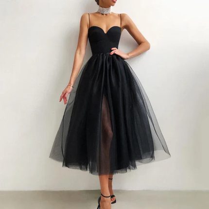 Fayette™ – Robe de Soirée Longue Élégante avec Manches Lanternes Chic-2